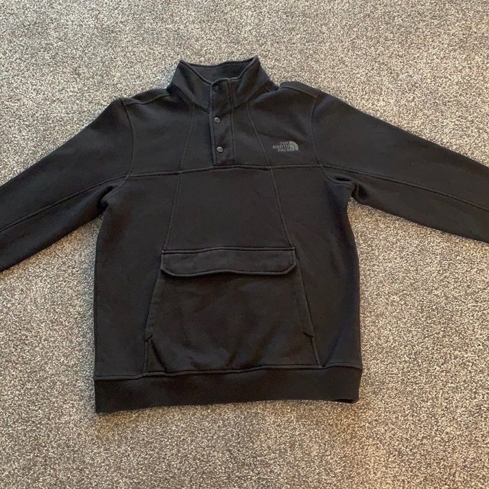 The North Face Black Quarter Button Jacket